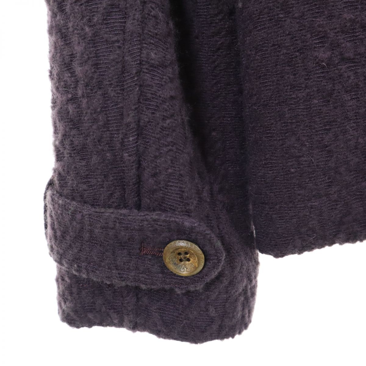 SHAREEF シャリーフ 日本製 ウール ダッフルコート 2 パープル系 日本製 メンズ