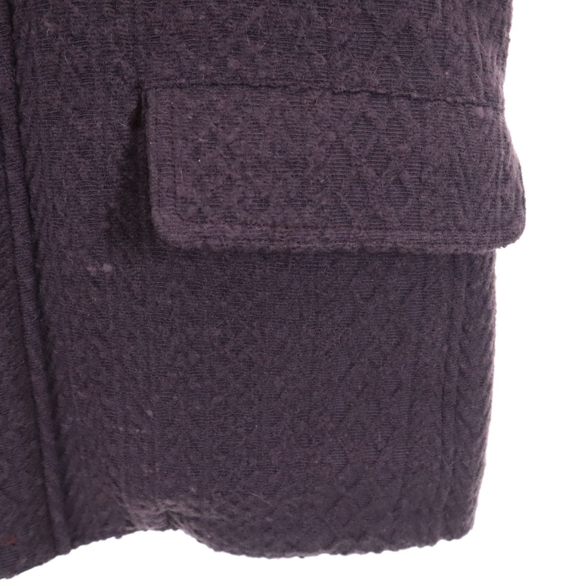 SHAREEF シャリーフ 日本製 ウール ダッフルコート 2 パープル系 日本製 メンズ