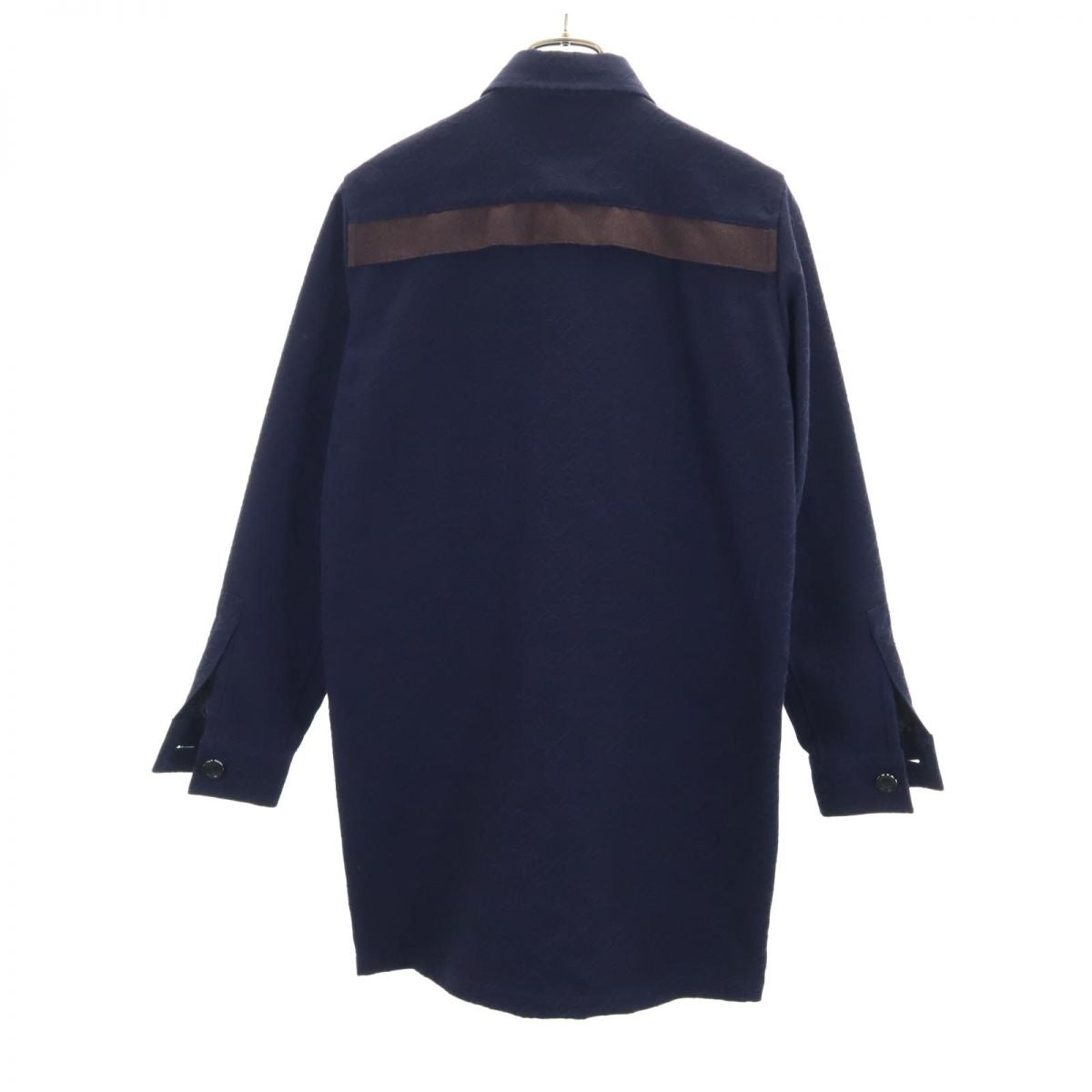 SHAREEF シャリーフ 日本製 ステンカラーコート 1 ネイビー メンズ