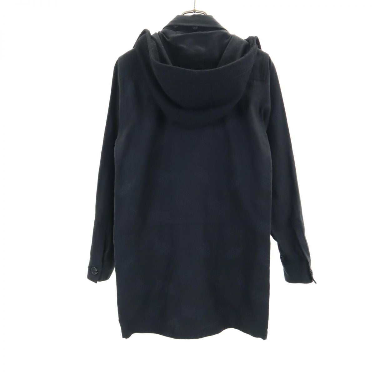 SHAREEF シャリーフ 日本製 リネン トレンチコート 2 黒 メンズ