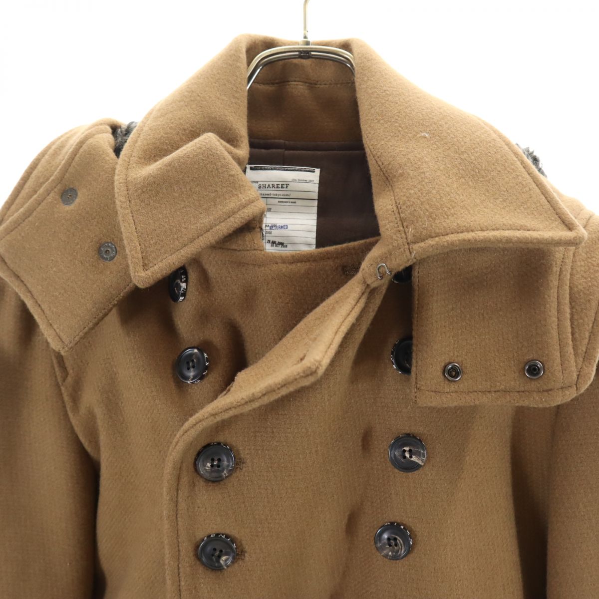 シャリーフ ウールブレンド ウールジャケット 2 ブラウン系 SHAREEF メンズ