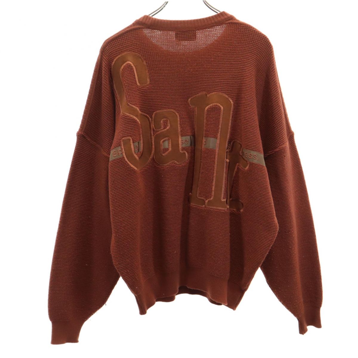 santa fe サンタフェ 長袖 ウール セーター 0 4 ブラウン系 ニット メンズ