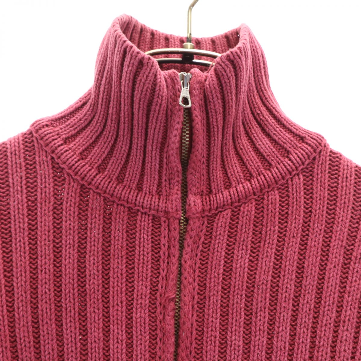 MAX&CO マックスアンドコー イタリア製 長袖 コットン ニットジャケット S ピンク レディース