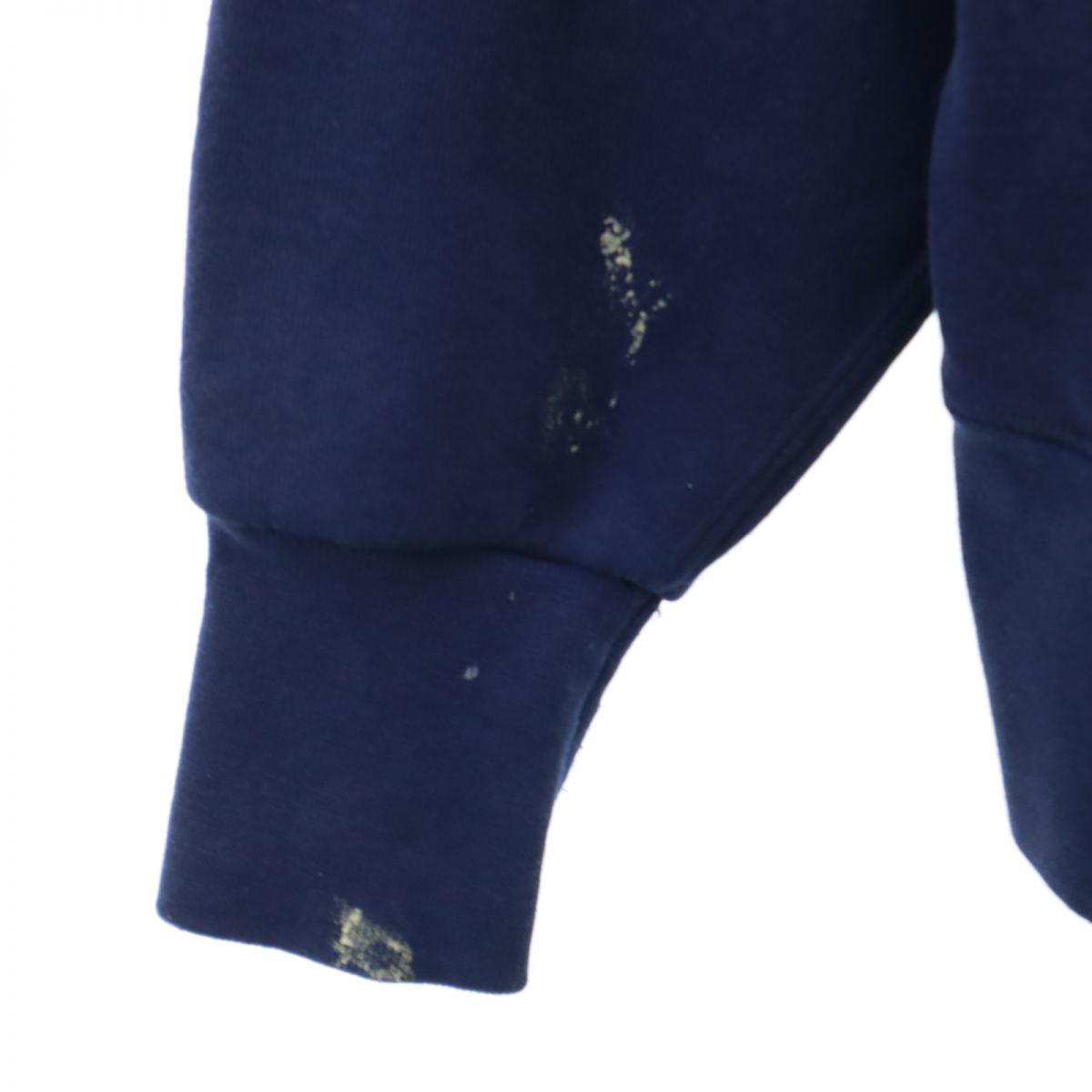 90s USA製 オールド 長袖 トレーナー XL ネイビー 裏起毛 スウェット メンズ