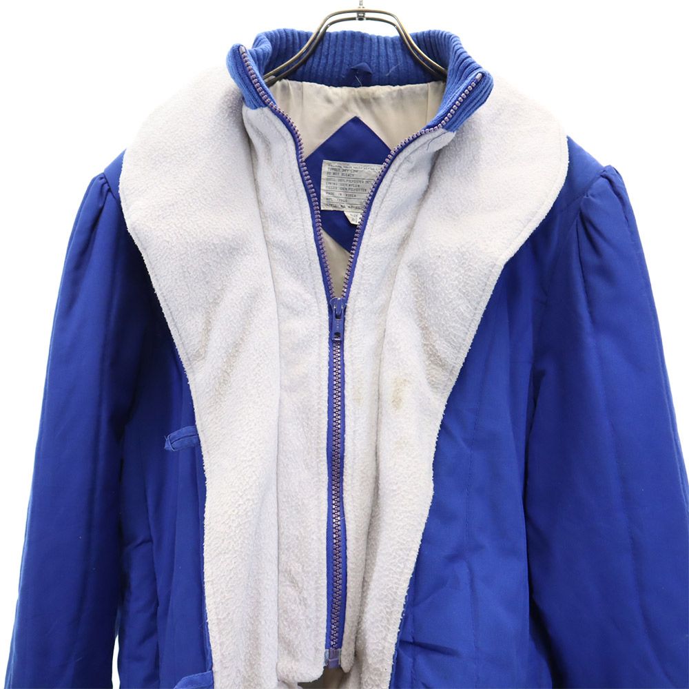 VINTAGE ヴィンテージ 80s ハーフジップ コート 18 2/1 ブルー系 メンズ