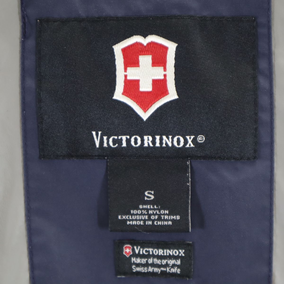 Victorinox ビクトリノックス ナイロンジャケット S ネイビー系 フード メンズ