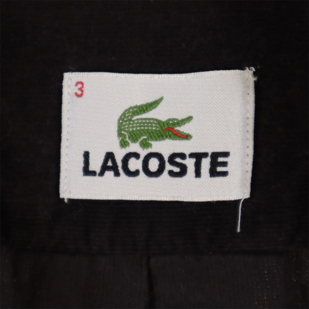 LACOSTE ラコステ 長袖 ボタンダウンシャツ 3 ブラウン メンズ