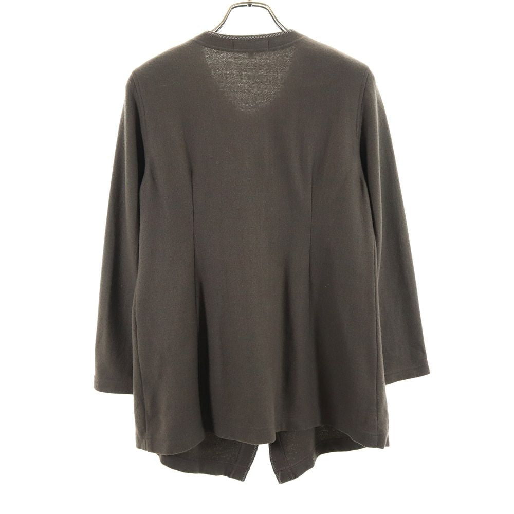 LANCEL ランセル 長袖 ウール シャツ M ブラウン系 レディース