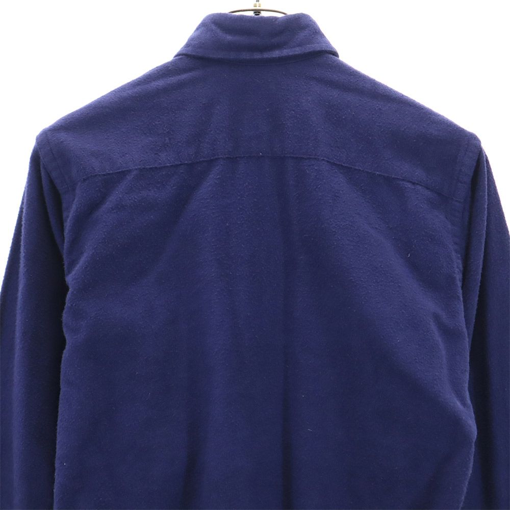 L.L.Bean エルエルビーン 70s ヴィンテージ 筆記体タグ モアシャツ 長袖 シャツ 12 ネイビー キッズ