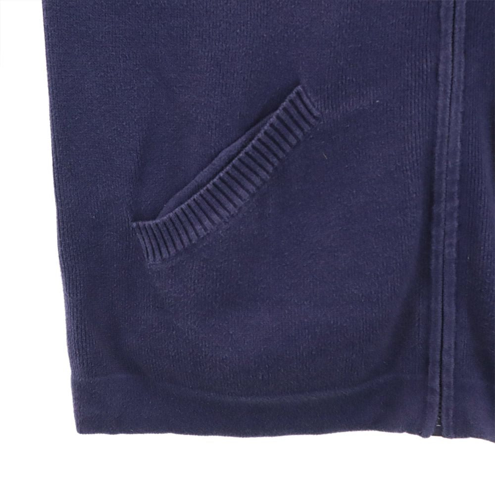 TOMMY HILFIGER トミーヒルフィガー 90s オールド フラッグタグ ニット ジャケット XS ネイビー メンズ