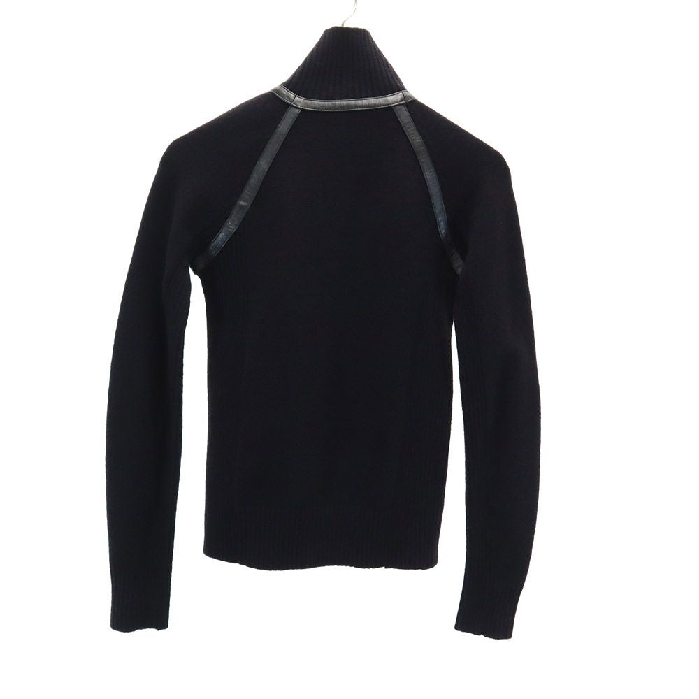 未使用 アルマーニエクスチェンジ ニットジャケット S ブラック ARMANI EXCHANGE レディース