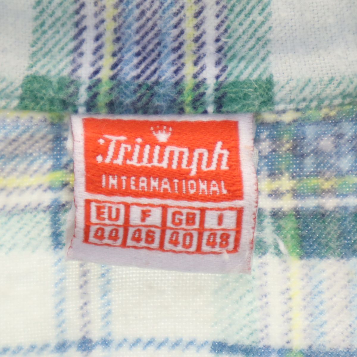 Triumph トリンプ 70s ヴィンテージ グランパ 長袖 シャツワンピース 44 レディース