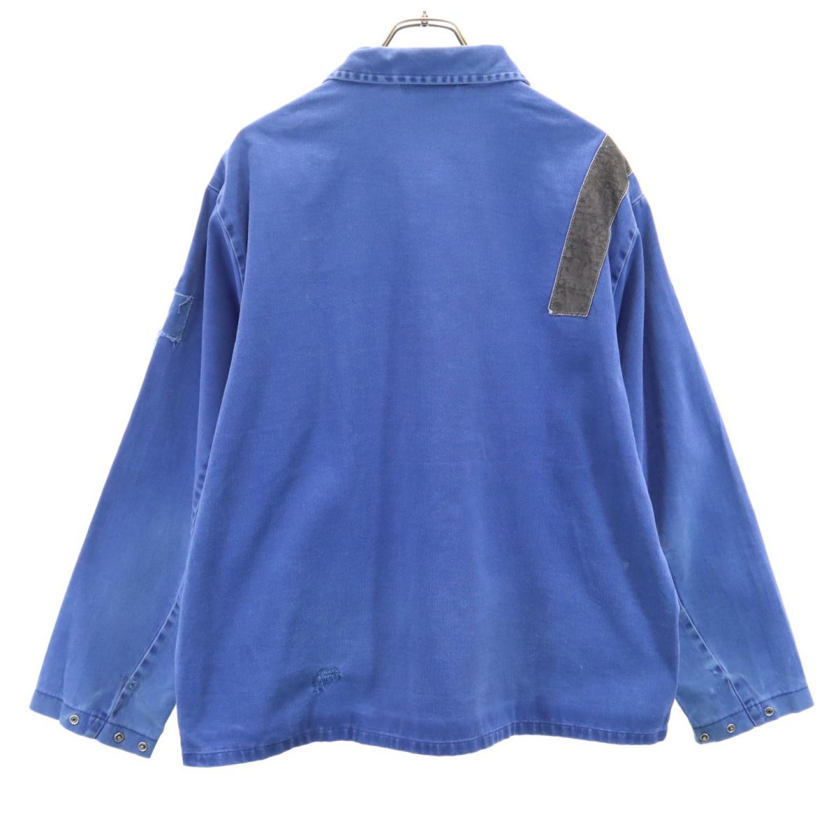 HBSCHOTZ 80s リフレクター ユーロワーク ヴィンテージ ワークジャケット 56 ブルー メンズ