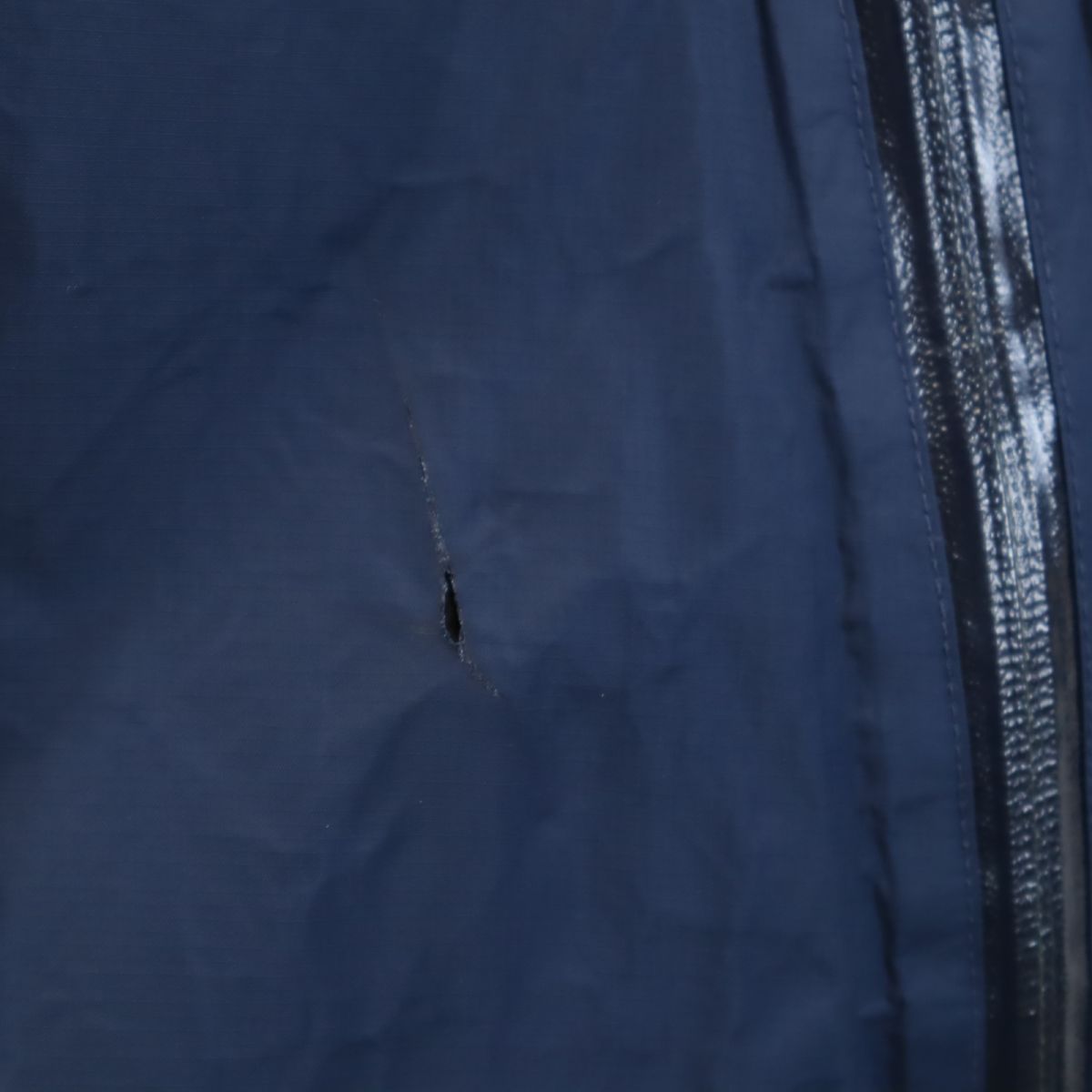 Columbia コロンビア アウトドア ナイロンジャケット L ネイビー×ブルー フード 裏メッシュ地 メンズ