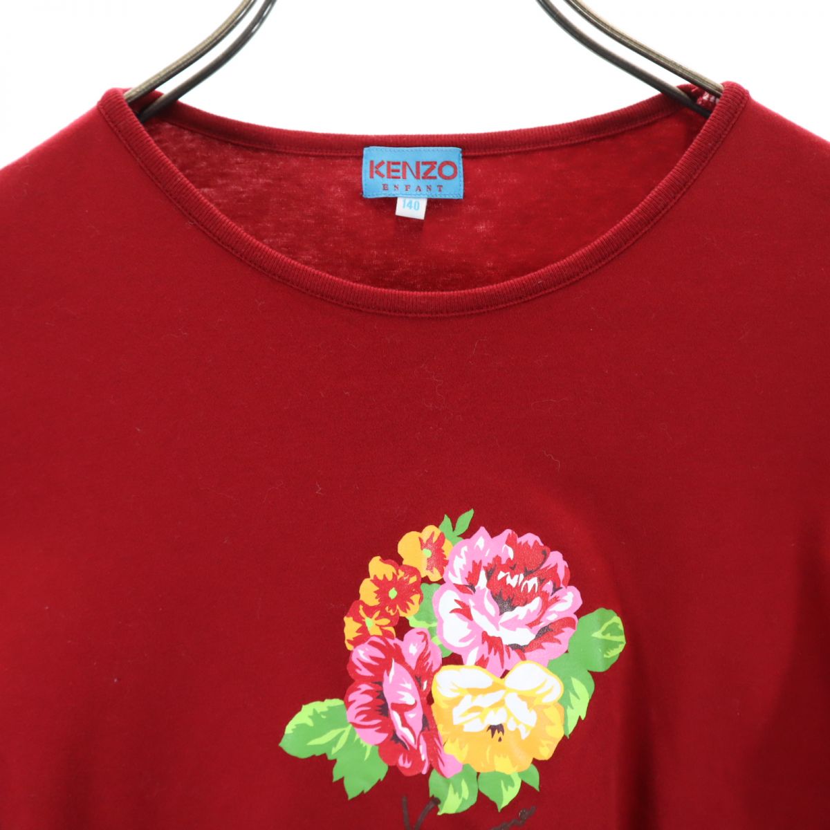 KENZO ケンゾー 長袖 Tシャツ 140 赤 ロンT キッズ