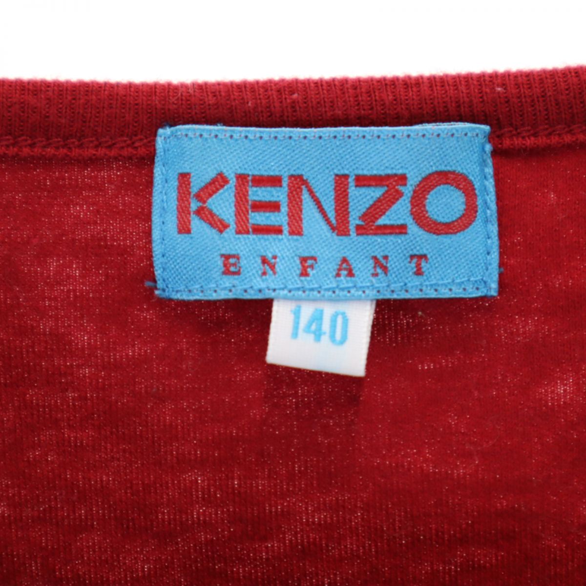 KENZO ケンゾー 長袖 Tシャツ 140 赤 ロンT キッズ