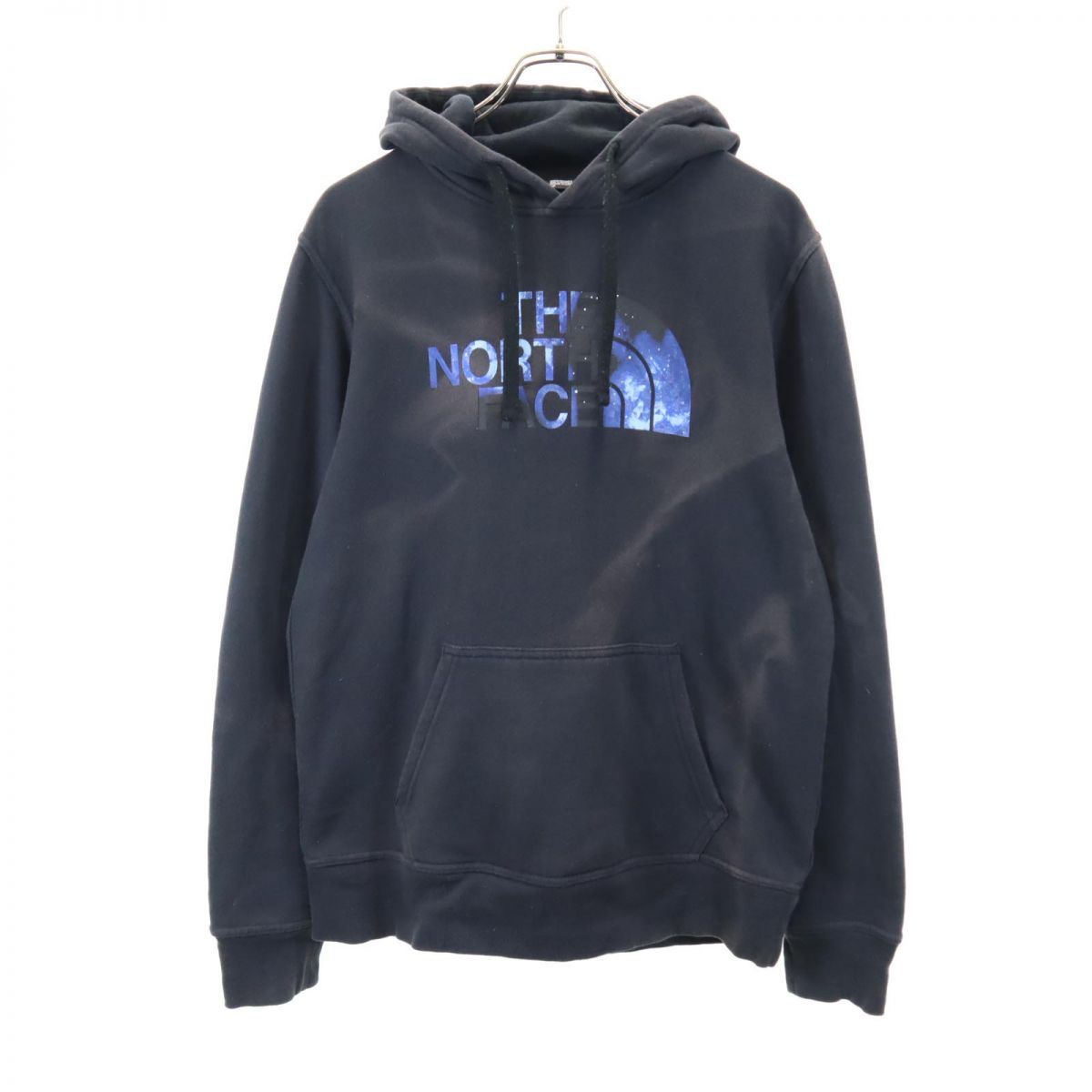 ノースフェイス アウトドア 長袖 スウェットパーカー S 黒 THE NORTH FACE 裏起毛 メンズ