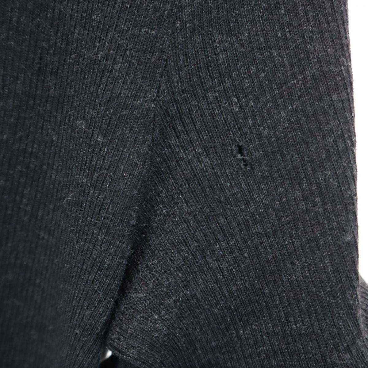 RALPH LAUREN ラルフローレン 長袖 Vネック ウール ニット カーディガン XS グレー系 レディース