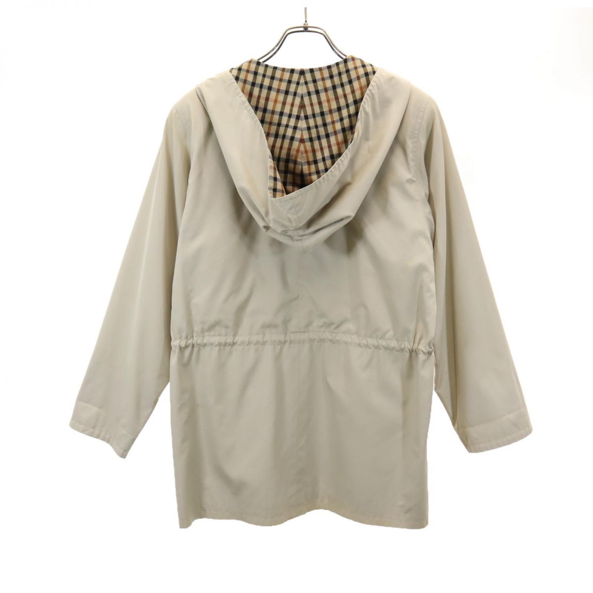 DAKS ダックス 日本製 長袖 ジップパーカー 9AR ベージュ レディース