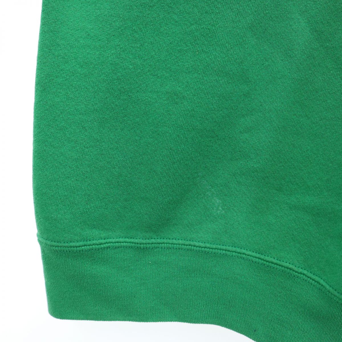 OLD オールド 90s プリント 長袖 トレーナー グリーン スウェット 裏起毛 メンズ