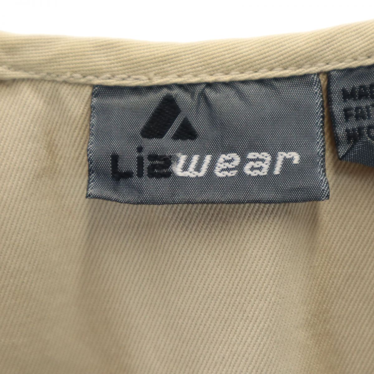 リズウェア ベスト S ブラウン LIZWEAR フィッシング メンズ