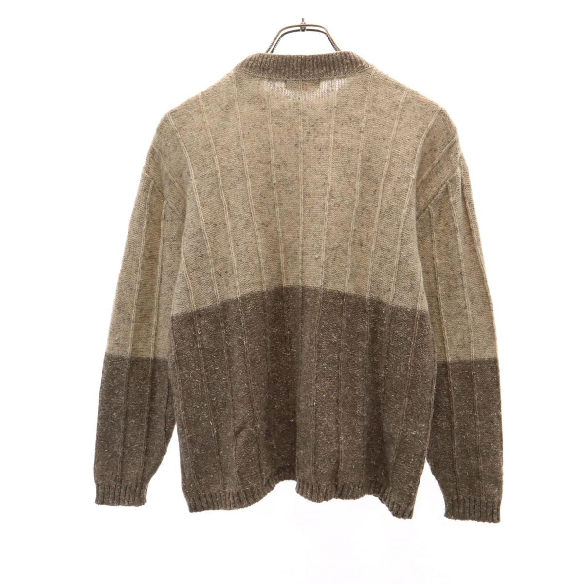 ランセル ウールブレンド 長袖 ニット セーター 150 ベージュ系 LANCEL キッズ