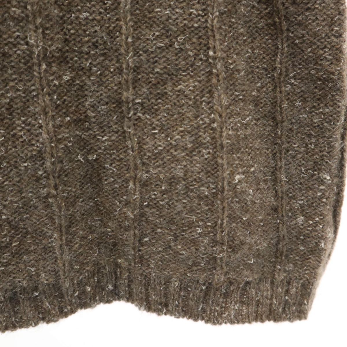 ランセル ウールブレンド 長袖 ニット セーター 150 ベージュ系 LANCEL キッズ