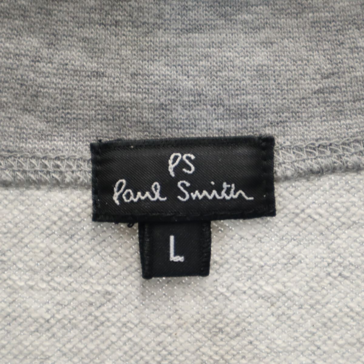 Paul Smith ポールスミス 日本製 長袖 トレーナー L グレー スウェット メンズ