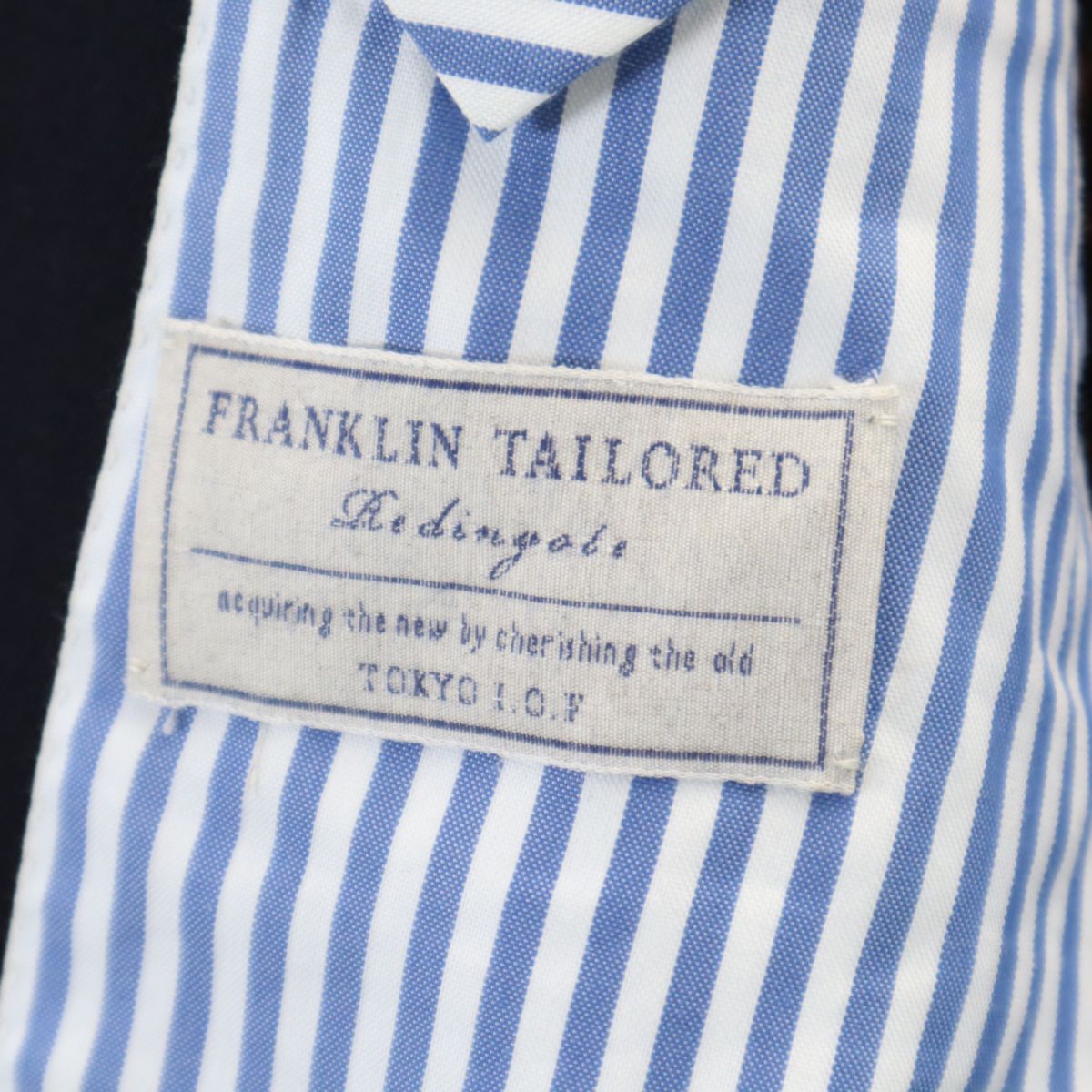 FRANKLIN TAILORED フランクリンテーラード 長袖 ウール テーラードジャケット 2 ネイビー メンズ