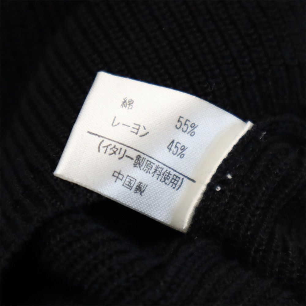 ピエールカルダン オールド 長袖 カーディガン L ブラック Pierre Cardin レディース