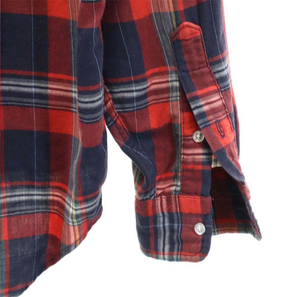 Polo by Ralph Lauren ポロバイラルフローレン 80s 緑タグ ヴィンテージ ボーイズ チェック柄 長袖 ボタンダウンシャツ 18 キッズ