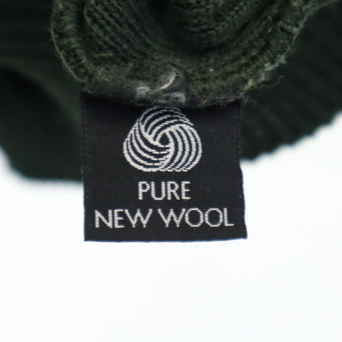 Burberrys バーバリーズ 90s イギリス製 オールド コンバットニット 長袖 エルボーパッチ セーター S カーキ系 ニット メンズ