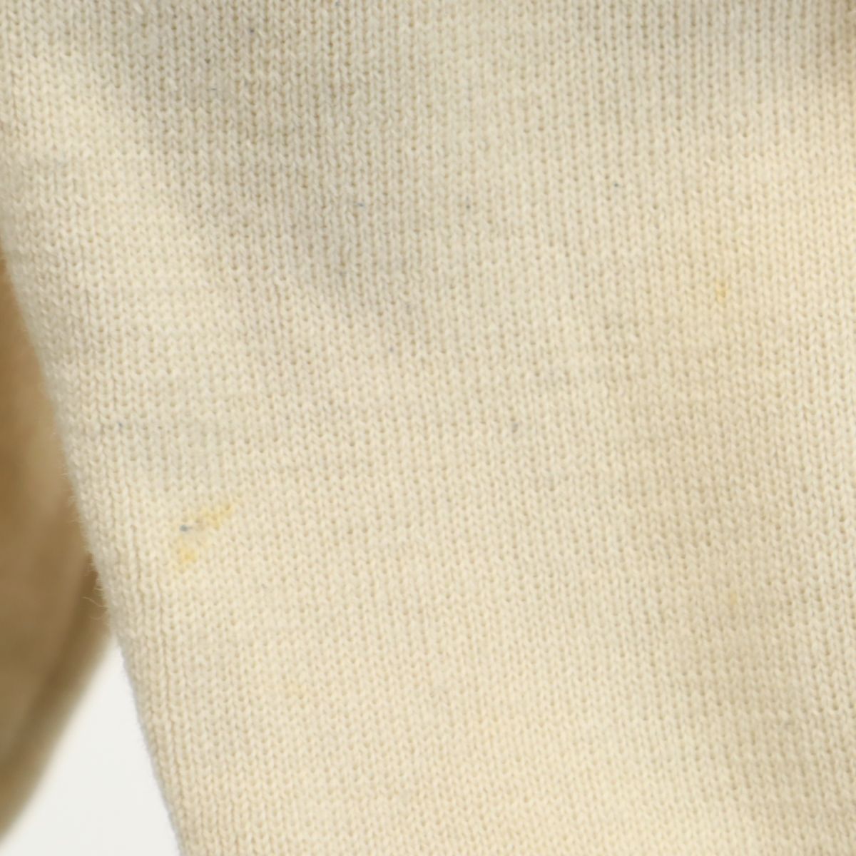 バーバリーズ 90s イギリス製 オールド コンバットニット 長袖 エルボーパッチ セーター S ベージュ系 Burberrys ニット メンズ