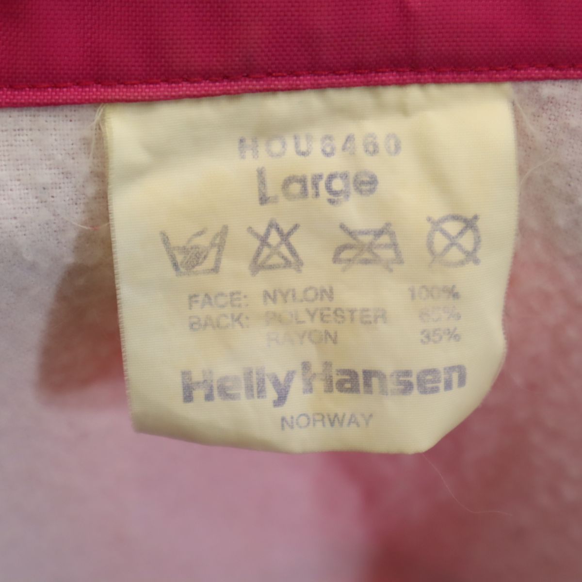 HELLY HANSEN ヘリーハンセン 80s ヴィンテージ ナイロン コーチジャケット L ピンク系 メンズ