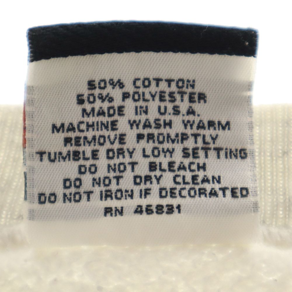 SIGNAL SPORTS シグナルスポーツ 90s USA製 オールド プリント 長袖 トレーナー XL グレー系 スウェット 裏起毛 メンズ