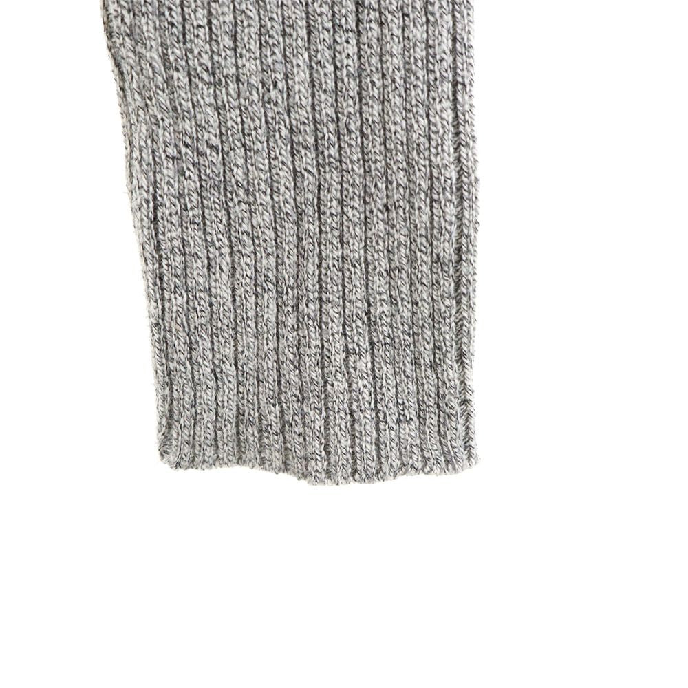 アニエスベー フランス製 長袖 リブ セーター グレー系 agnes b. レディース