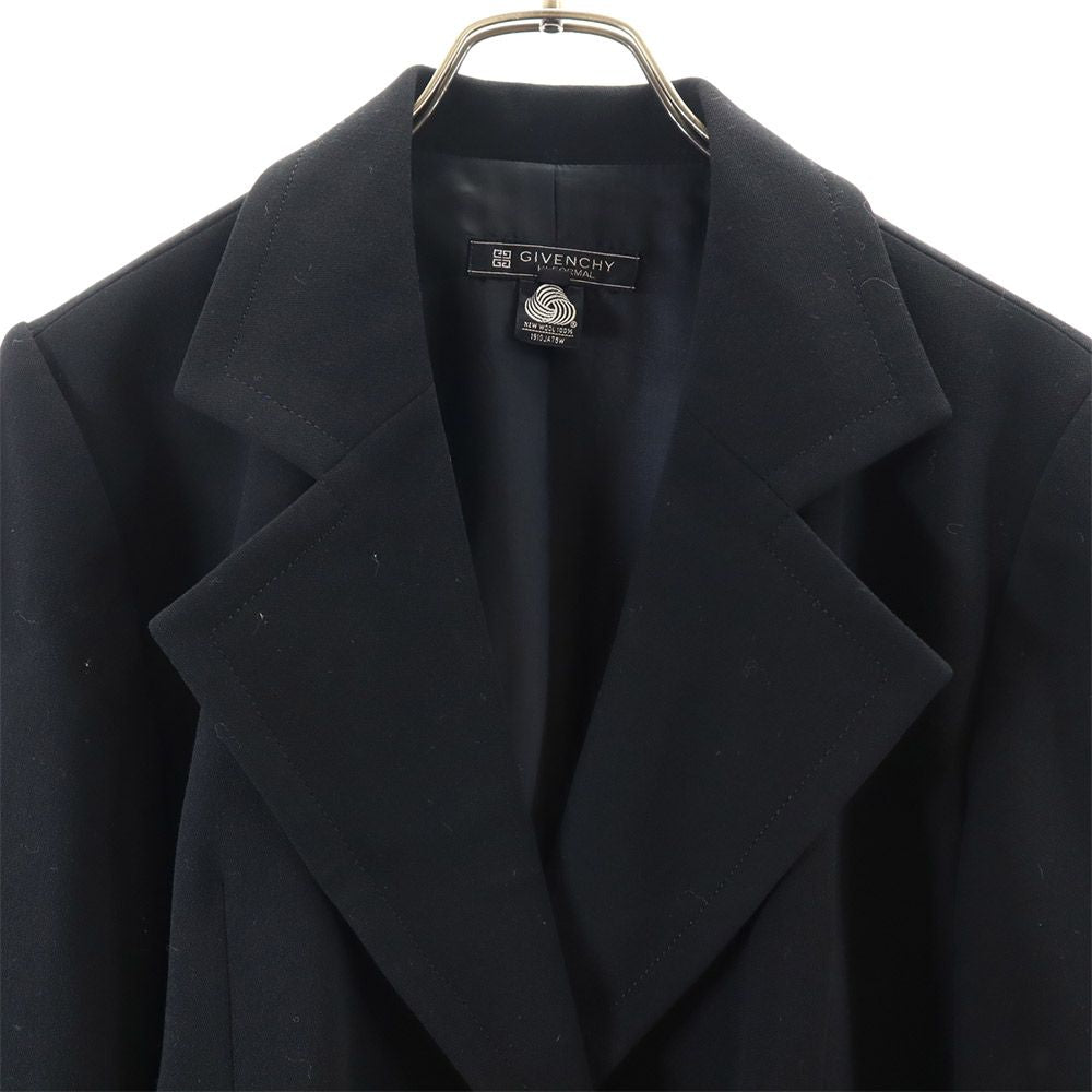 GIVENCHY ジバンシィ 90s ウール テーラードジャケット 12 ブラック HI FORMAL フォーマル オールド ヴィンテージ レディース