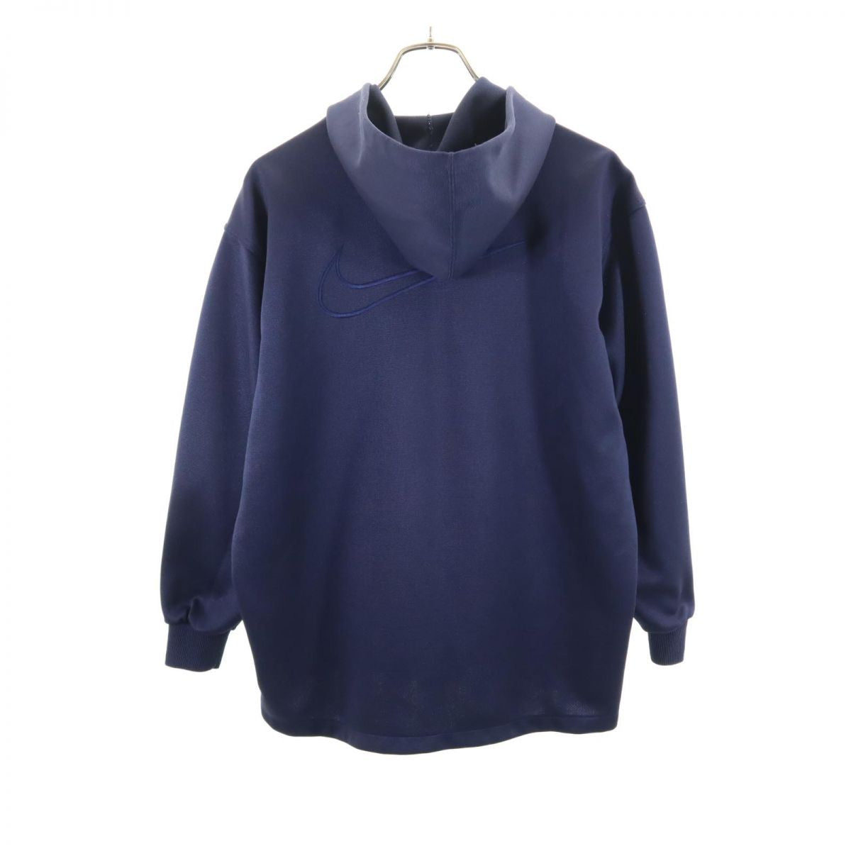 NIKE ナイキ 90s 白タグ 日本製 ジャージ ハーフジップ パーカー M ネイビー プルオーバー オールド ヴィンテージ メンズ