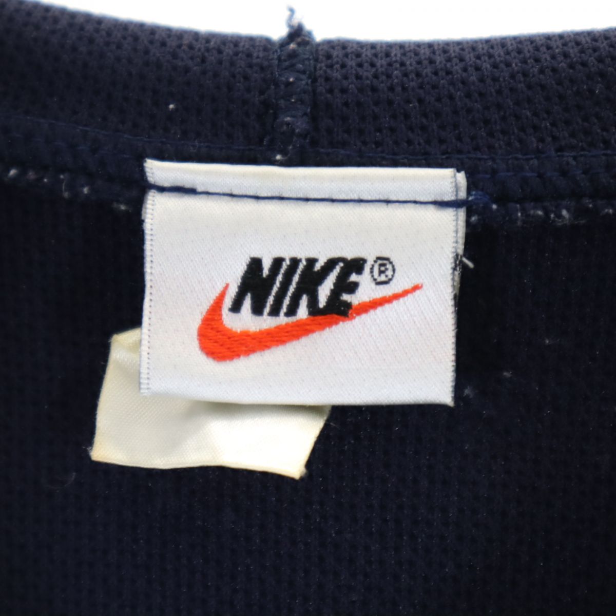 NIKE ナイキ 90s 白タグ 日本製 ジャージ ハーフジップ パーカー M ネイビー プルオーバー オールド ヴィンテージ メンズ