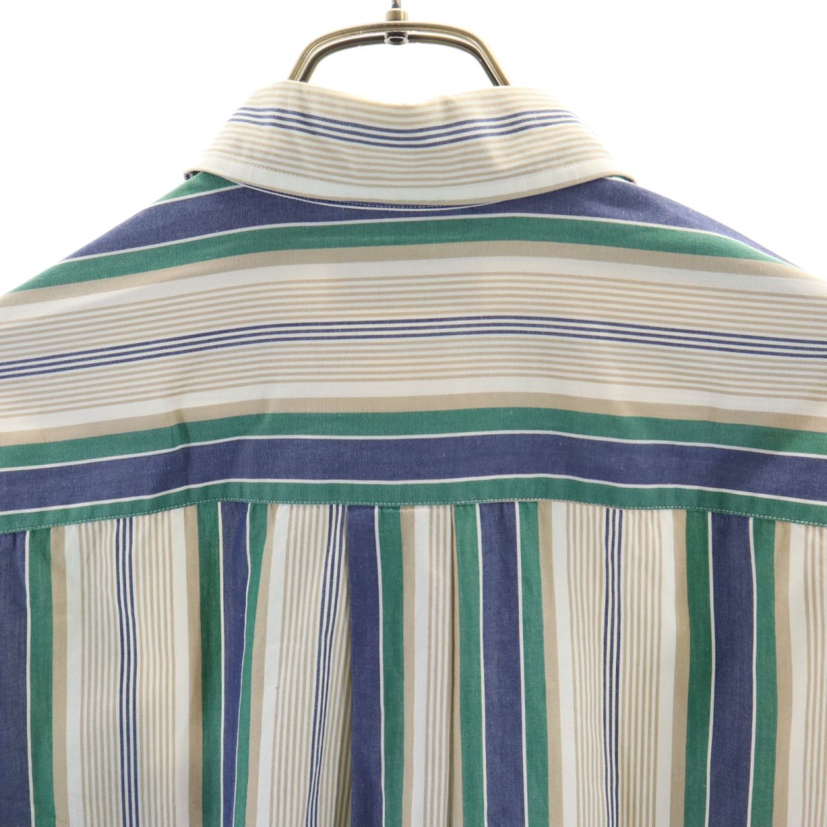 エルエルビーン 70s 80s ストライプ柄 長袖 ボタンダウンシャツ M L.L.Bean オールド ヴィンテージ メンズ