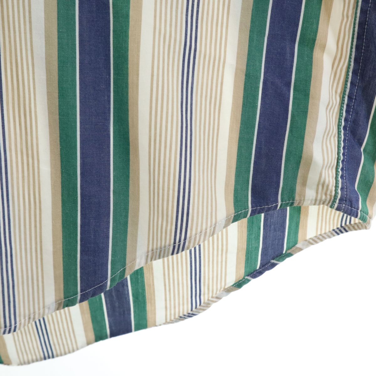 エルエルビーン 70s 80s ストライプ柄 長袖 ボタンダウンシャツ M L.L.Bean オールド ヴィンテージ メンズ