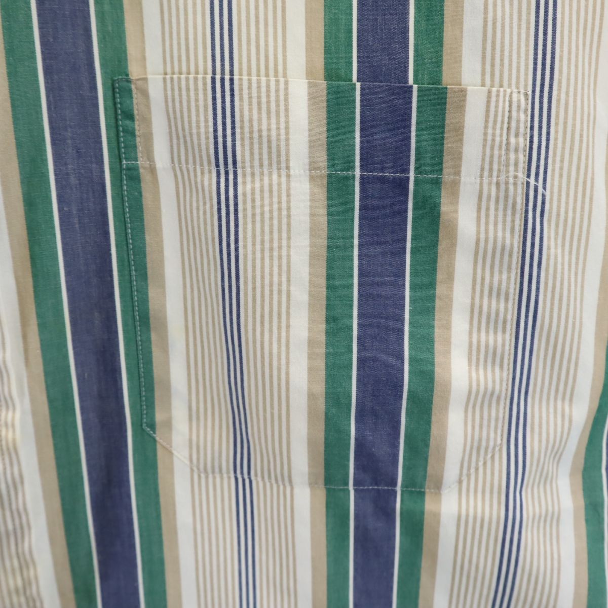 エルエルビーン 70s 80s ストライプ柄 長袖 ボタンダウンシャツ M L.L.Bean オールド ヴィンテージ メンズ