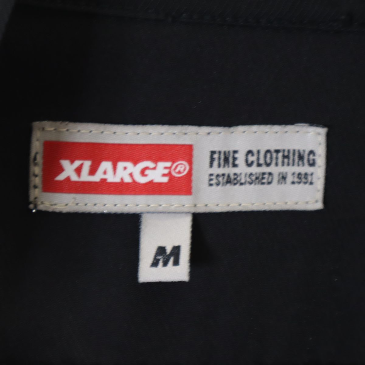 XLARGE エクストララージ ジップジャケット M 黒 メンズ