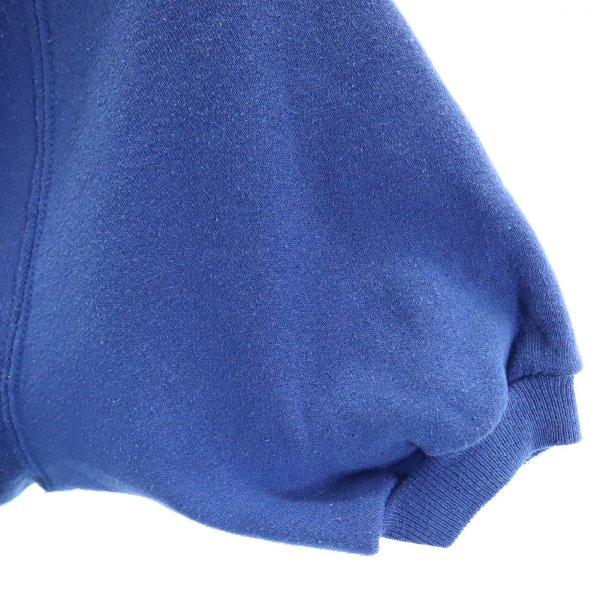 JERZEES ジャージーズ 80s USA製 綿ポリ 半袖 Tシャツ L ブルー系 裏起毛 オールド ヴィンテージ メンズ