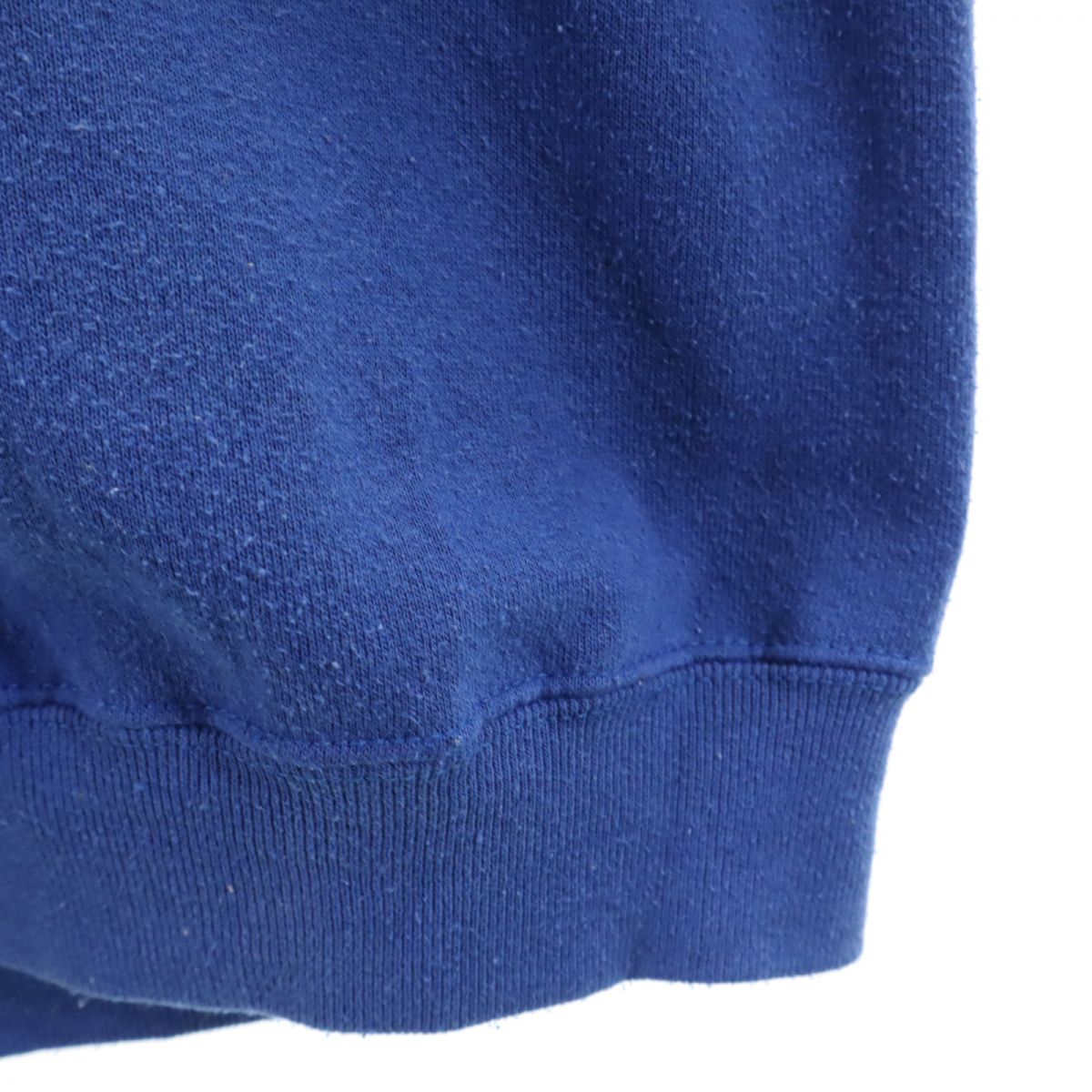 JERZEES ジャージーズ 80s USA製 綿ポリ 半袖 Tシャツ L ブルー系 裏起毛 オールド ヴィンテージ メンズ