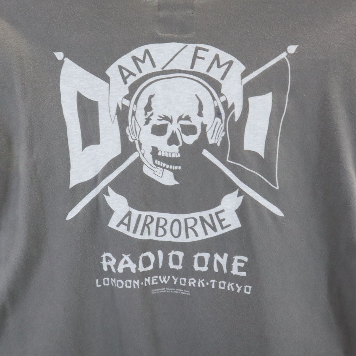 NEIGHBORHOOD ネイバーフッド 日本製 7分袖 Tシャツ 2 グレー系 ロンT メンズ