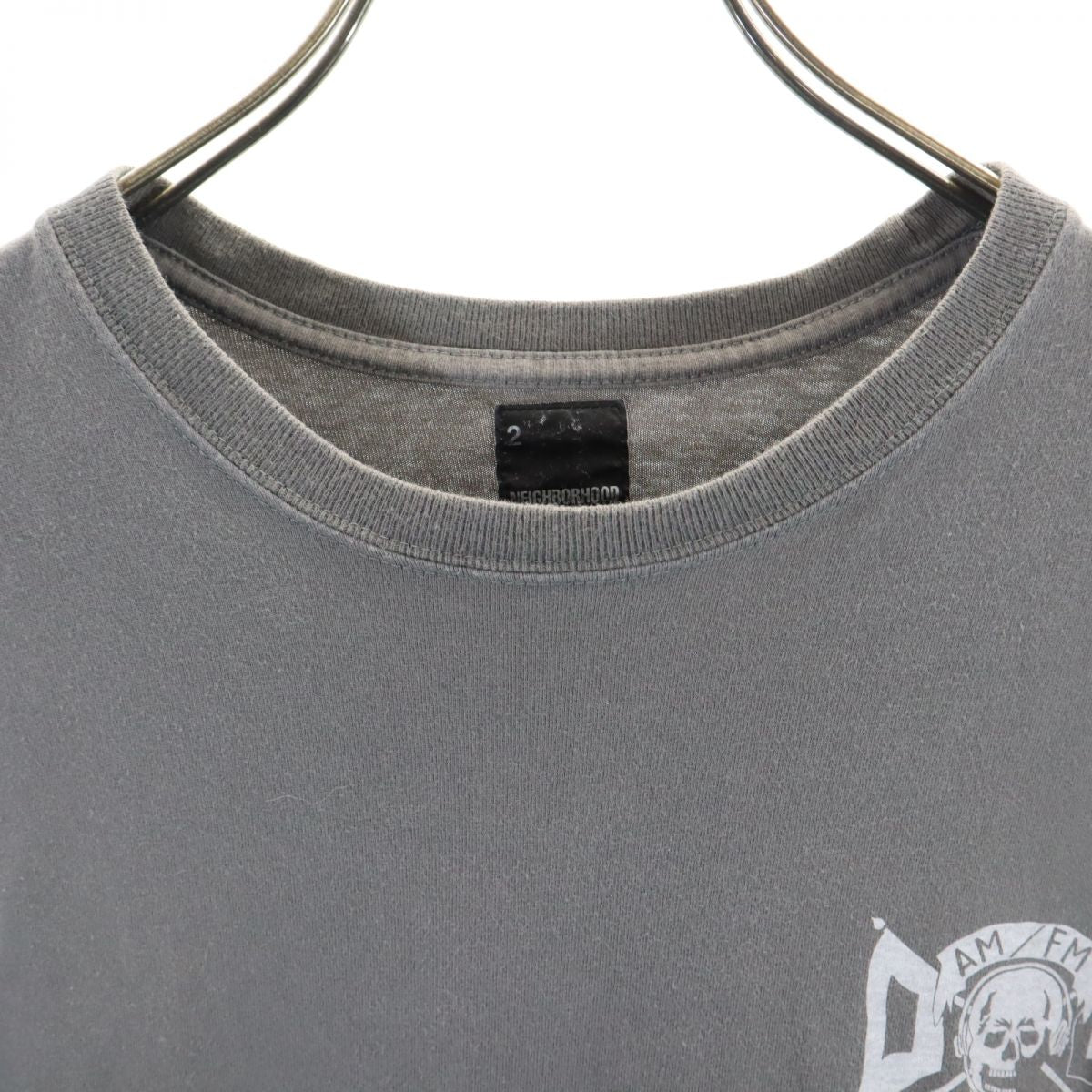 NEIGHBORHOOD ネイバーフッド 日本製 7分袖 Tシャツ 2 グレー系 ロンT メンズ