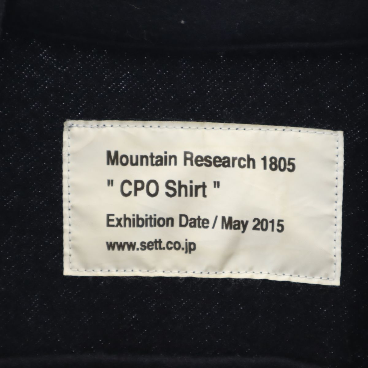 MOUNTAIN RESEARCH マウンテンリサーチ 日本製 ウールジャケット S ブラック系 メンズ