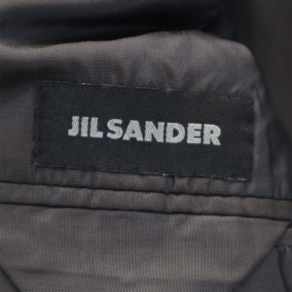 JIL SANDER ジルサンダー テーラーメイド ストライプ スーツ 上下 セットアップ 48 グレー系 ボタンフライ メンズ
