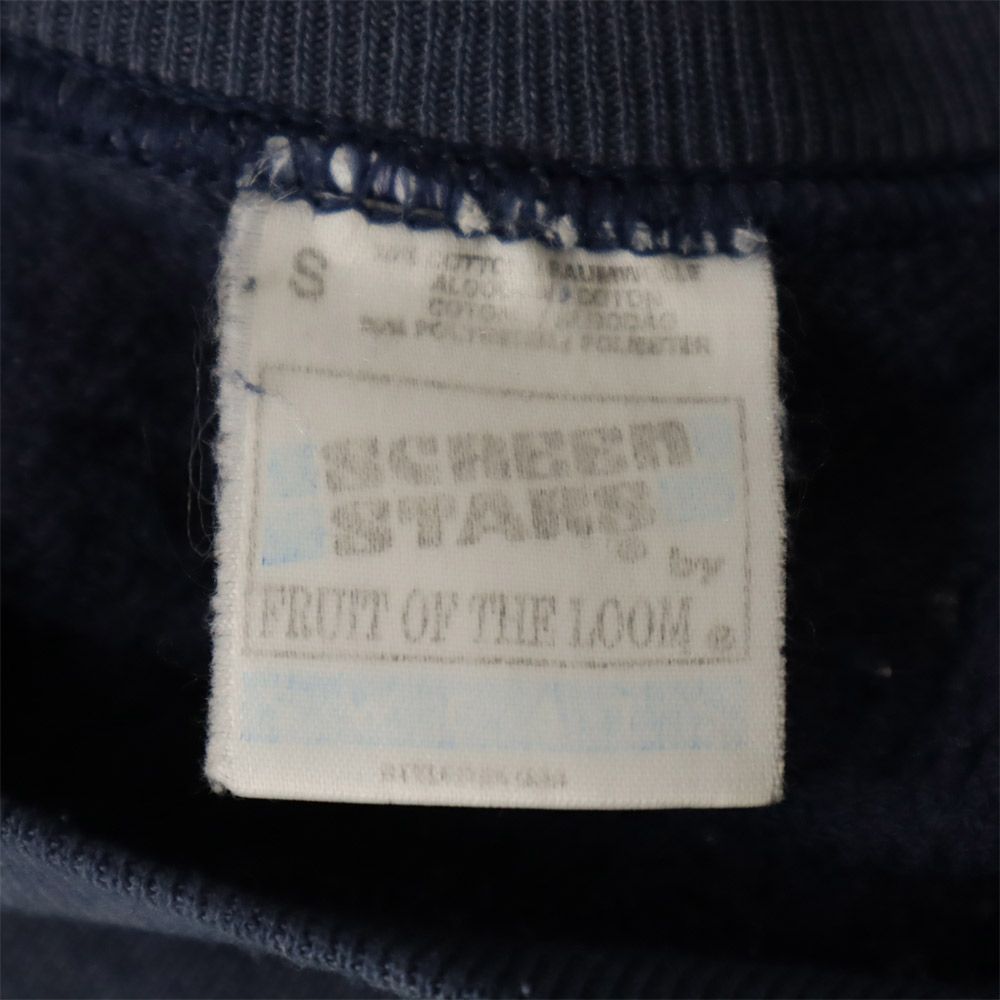 SCREEN STARS スクリーンスターズ 90s フルーツオブザルーム オールド 長袖 トレーナー S ネイビー系 FRUIT OF THE LOOM スウェット メンズ